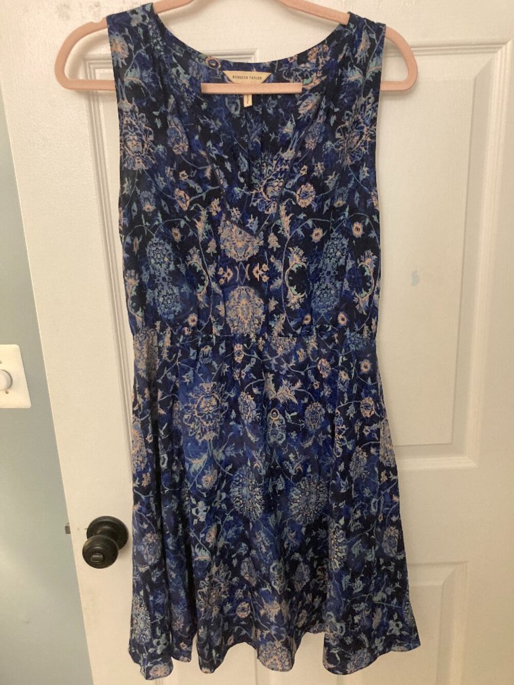 Rebecca Taylor Silk Sleeveless Dress (Lined, Size 6)
